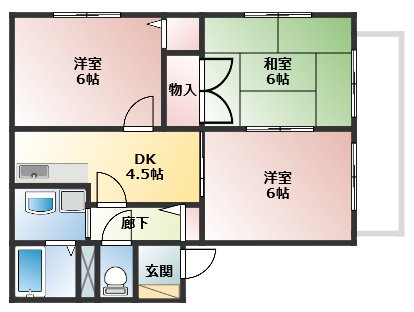 間取り：227096124567