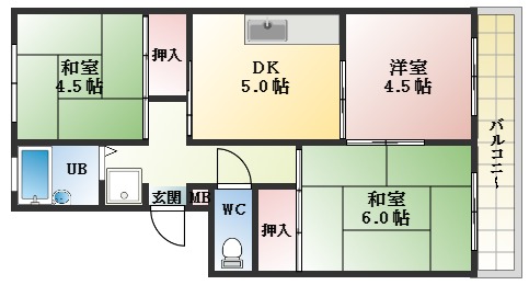 間取り：227093334816