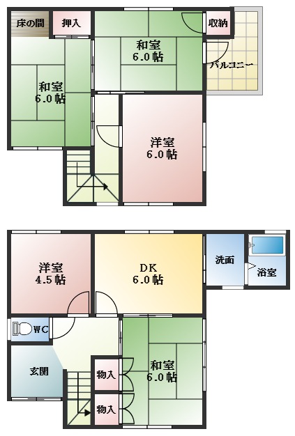 間取り：227095144657