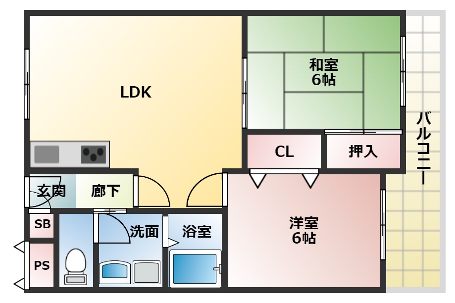 間取り：227095502977