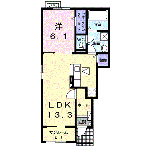 ベルエア木太Ａのイメージ