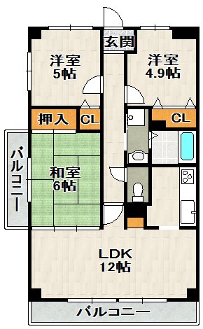 間取り：228054845842
