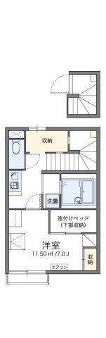 レオパレスクリスマスローズ 211 ｜ 香川県坂出市青葉町５－３３（賃貸アパート1K・2階・26.08㎡） その2