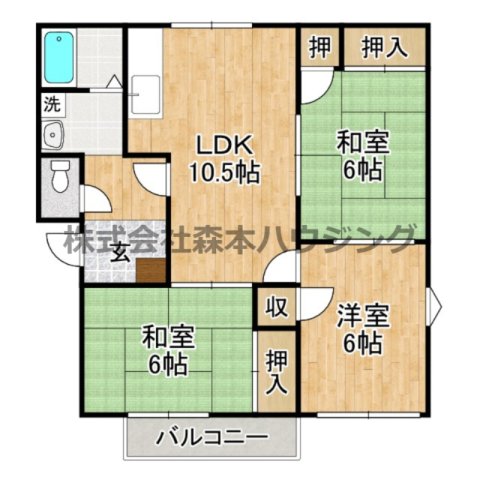 間取り：227095473599