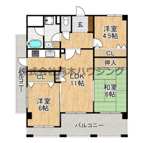 間取り：227095674839