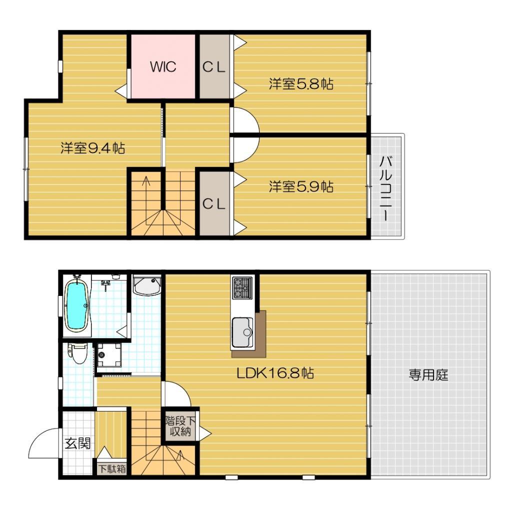 間取り：227103779557