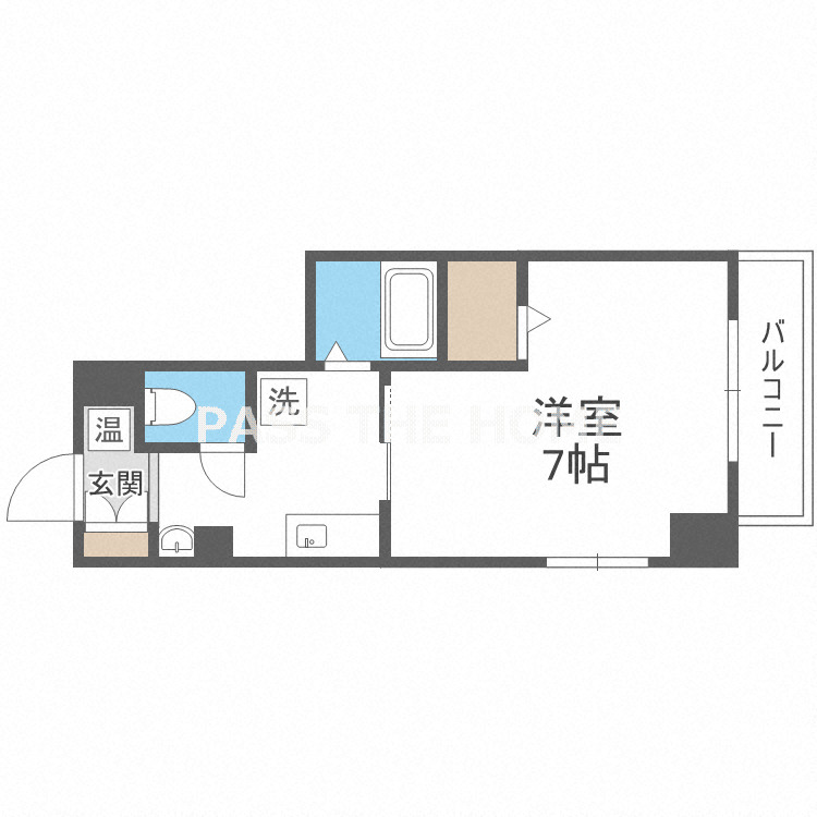 ラ・リッシュ北梅田 201 ｜ 大阪府大阪市北区豊崎４丁目（賃貸マンション1K・2階・25.38㎡） その2