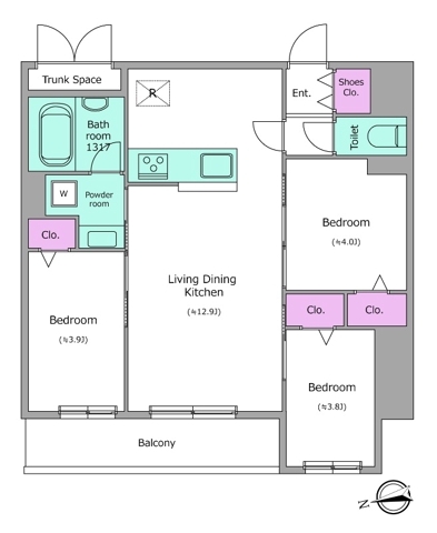 間取り：213131990677