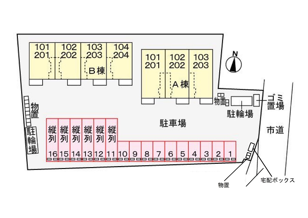 メルディア　Ａ 101 ｜ 鳥取県境港市外江町３３９３－１（賃貸アパート1LDK・1階・50.03㎡） その30